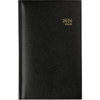Brepols Interplan Terminplaner 2026 1 Woche / 2 Seiten Niederländisch Schwarz 0.731.1255.01.6.0