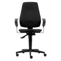 Siège de bureau Realspace Eiger Contact permanent Tissu Noir
