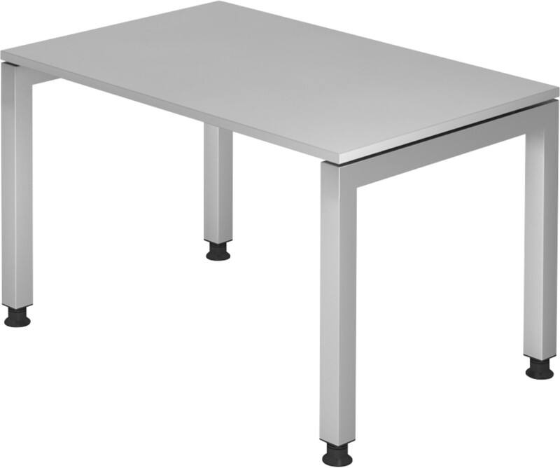 Hammerbacher J Serie Höhenverstellbar Höhenverstellbarer Schreibtisch Rechteckig 4 Füsse 1.200 (B) x 680 (H) mm Holz