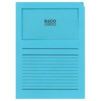 Elco Ordo Classico Farde à bord décalé A4 Bleu clair Papier 120 g/m² 100 Unités