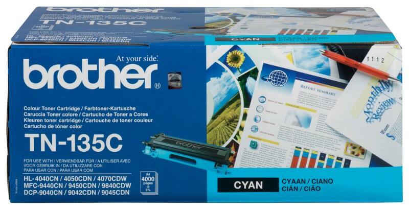 Toner Brother TN-135C D'origine Cyan