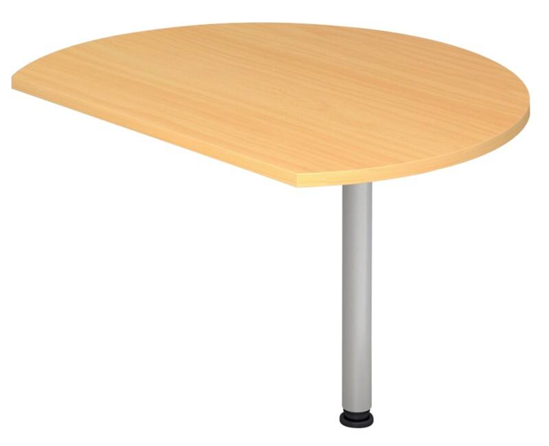 Table d'extension Hammerbacher Effect hêtre 800 x 760 mm