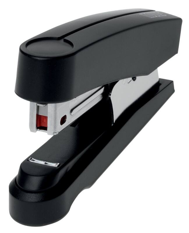 Novus NOVUS OFFICE Flachheftgerät B 10FC Professional Halbstreifen 20 Blatt Schwarz Nr. 10 Kunststoff, Metall