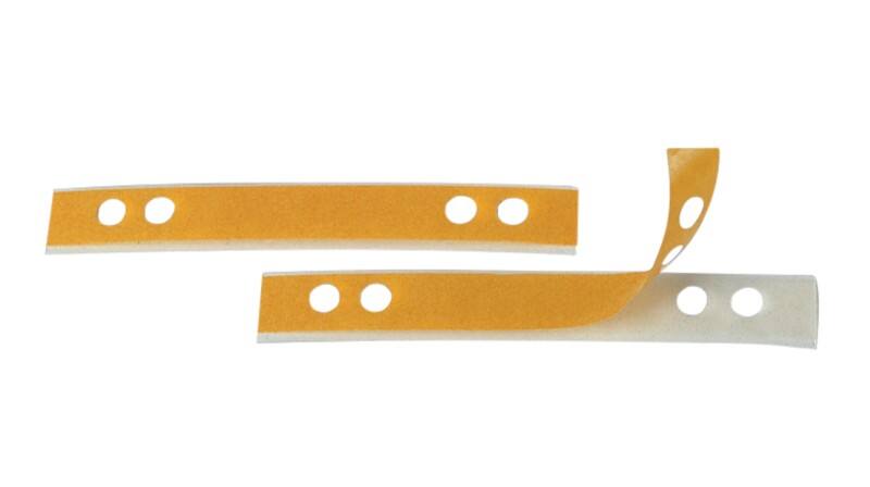 Veloflex Lochverstärkungsstreifen Kunststoff Gelb, Weiß 50 Stück