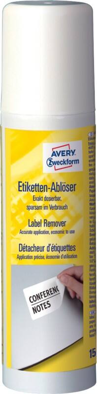 Décolleur d’étiquettes AVERY Zweckform 3590 Spécial Blanc, jaune 150 ml
