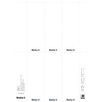 Biella Einsteck-Rückenschilder 70 mm Weiss 10 Blatt à 6 Etiketten