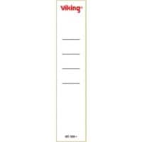 Viking Selbstklebend Rückenschilder A4 39 x 191 mm Weiss 10 Stück