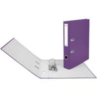 Classeur à levier Biella A4 40 mm Violet 2 anneaux 10341442U Carton, PP (Polypropylène)