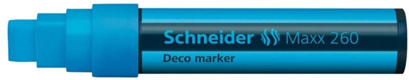 Schneider Maxx 260 Deco-Marker Blau Breit Keilspitze 5 - 15 mm