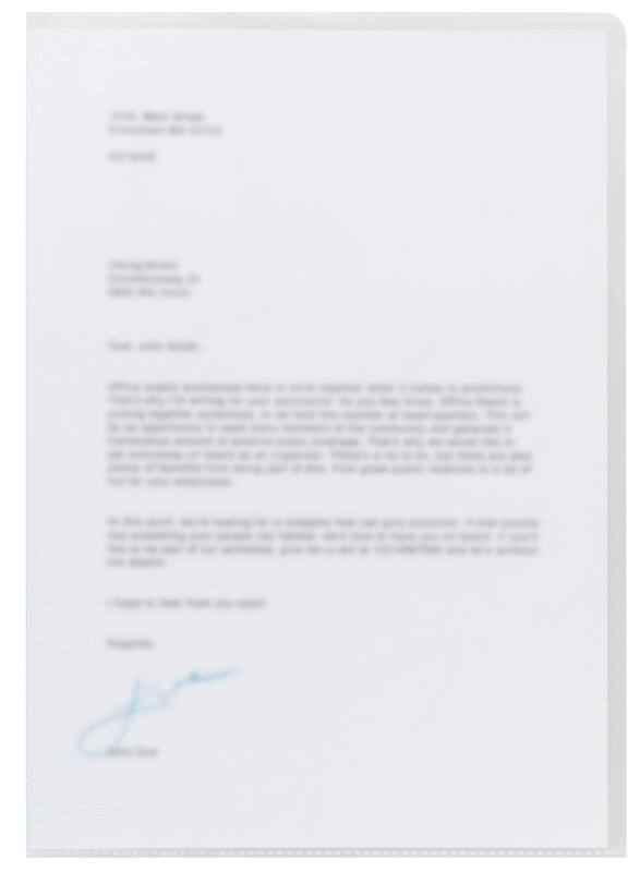 Viking Economy Sichthüllen A4 Transparent PP (Polypropylen) 90 Mikron 100 Stück