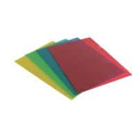 Office Depot Premium Klarsichthülle DIN A4 Farbig Sortiert PP (Polypropylen) 120 Microns 100 Stück
