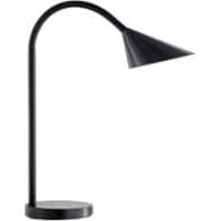 Lampe de bureau Unilux Sol Autoportant LED Noir Principale 140 x 140 x 450 mm