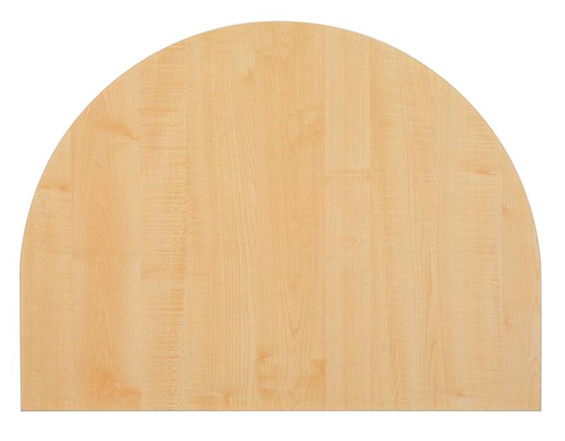 Hammerbacher Erweiterungsplatte Matrix Ahorn 600 x 800 x 720 mm