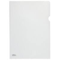 Pochettes coins Office Depot Deluxe A4 Blanc givré PP (Polypropylène) 145 Microns 25 Unités