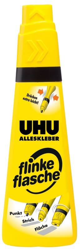 UHU Flinke Flasche Alleskleber Non-permanent Flüssig Transparent Flüssig 90 g
