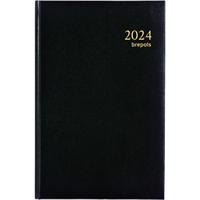 Brepols Minister Lima Buchkalender 2025 A5 1 Tag / 1 Seite Deutsch, Englisch, Französisch, Italienisch, Niederländisch, Spanisch Schwarz