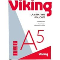 Pochette de plastification Viking A5 Brillant 75 microns (2 x 75) Transparent 100 Unités