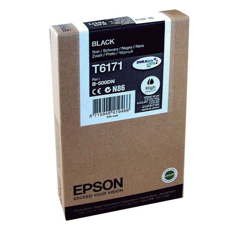 Cartouche jet d'encre Epson T6171 D'origine C13T617100 Noir