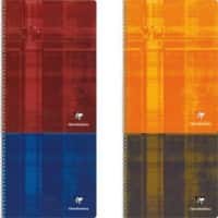 Clairefontaine A4 Drahtgebunden Farbig sortiert Laminiert Pappe Cover Notizbuch Kariert 50 Blatt