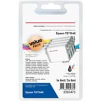 Cartouche jet d'encre Office Depot Compatible Epson T0715 Noir et 3 Couleurs C13T07154010 4 Unités