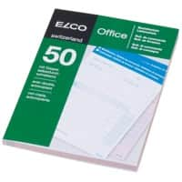 Blocs autocopiants Elco Commandes A6 50 feuilles