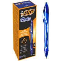 BIC Gel-ocity Quick Dry Gel Tintenroller Medium 0,4mm Blau 12 Stück