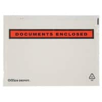 Enveloppes Office Depot Document ci-inclus C6 162 x 162 mm Auto-adhésif Imprimé Paquet de 1000 unités