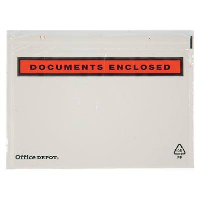 Office Depot Dokumententaschen C6 162 (B) x 115 mm selbstklebend bedruckt 1000 Stück