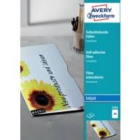 AVERY Zweckform 2501 Selbstklebefolie DIN A4 Transparent 210 x 297 mm 50 Blatt