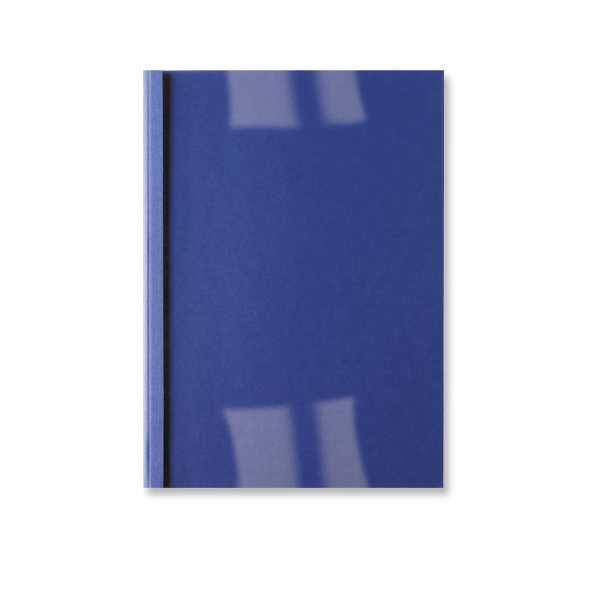 Couverture pour reliure GBC ThermaBind A4 10 - 15 Feuilles 150 microns PVC (chlorure de polyvinyle) Cuir Bleu foncé 100 unités