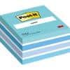 Notes adhésives Post-it 76 x 76 mm Bleu pastel 450 Feuilles