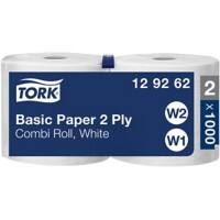 Tork Wischtuchrolle W1, W2 2-lagig 2 Rollen à 1000 Blatt