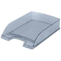 Corbeille à courrier Leitz Plus 5226 A4 Transparent Gris 25,5 x 35,7 x 7 cm