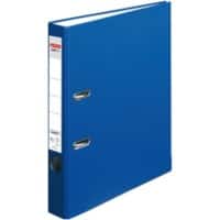 herlitz maX.file Ordner DIN A4 50 mm Blau 2 Ringe Pappkarton, PP (Polypropylen) Texturiert Hochformat