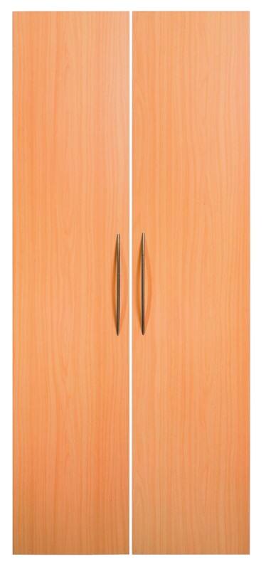 Portes d'armoire Hammerbacher Matrix Décor hêtre 790 x 16 x 1840 mm 2 unités