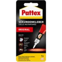 Pattex Sekundenkleber Permanent Flüssig Transparent 3 g 321497