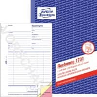 AVERY Zweckform Rechnungsblock 1731 DIN A5 Perforiert N/A 40 Blatt