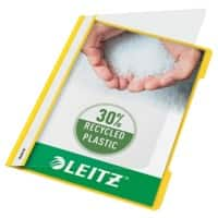 Leitz Standard Plastik-Schnellhefter 4191 A4 PVC 60 Blatt Gelb