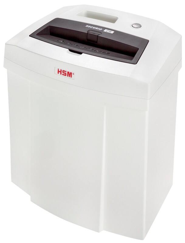 Destructeur de documents HSM SECURIO C14 Coupe droite Niveau de sécurité P-2, T-2, E-2 20 L