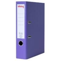 Viking Ordner A4 75 mm Violett 2 Ringe Pappkarton, PP (Polypropylen) Matt Hochformat