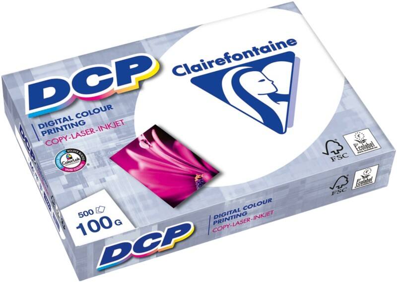 Clairefontaine DCP DIN A4 Druckerpapier Weiß 100 g/m² Glatt 500 Blatt