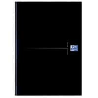 OXFORD Office Essentials A5 Fallgebunden Schwarz Pappcover Notizbuch kariert 96 Blatt