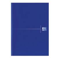 OXFORD Office Essentials A5, kartoniert blauer Einban, kariert 96 Blatt
