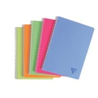 Clairefontaine Linicolor A4 Drahtgebunden Farbig sortiert PP Cover Notizbuch Liniert 90 Blatt