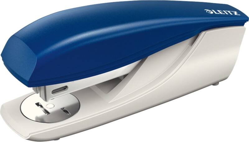 Leitz NeXXt Heftgerät 5500 Halbstreifen 30 Blatt Blau 24/6, 26/6 Kunststoff, Metall