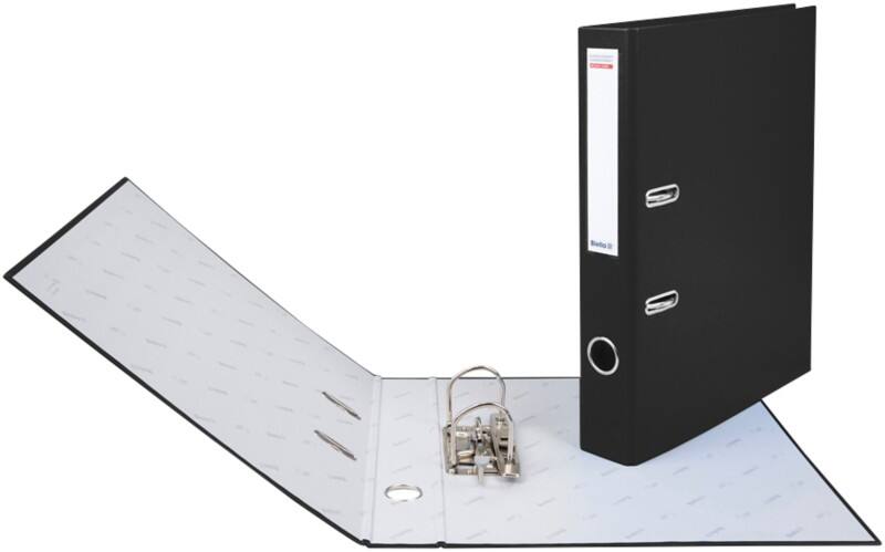 Biella Ordner Schmal A4 40 mm Schwarz 2 Ringe 10341402U Kunststoff