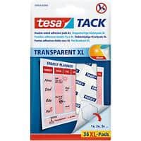 tesa Tack Doppelseitige Klebepads XL Transparent 84 g