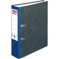 herlitz maX.file Ordner DIN A4 80 mm Blau 2 Ringe Pappkarton Wolkenmarmor Hochformat