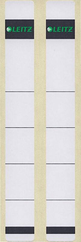 Leitz Selbstklebende Rückenschilder 1646-00-85 DIN A4 Hellgrau 3,2 x 19 cm 10 Stück