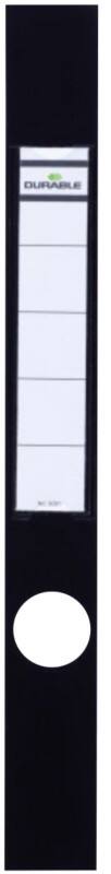 Étiquettes pour dos de classeur DURABLE ORDOFIX 40 mm Noir 10 Unités
